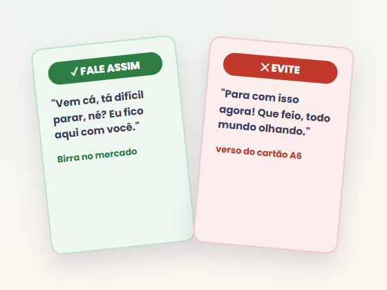 Cartões-Roteiro de bolso pra levar na bolsa